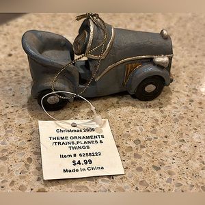 2009 Christmas Car theme ornament #6258222  Decoration 3.5” X  1.5”